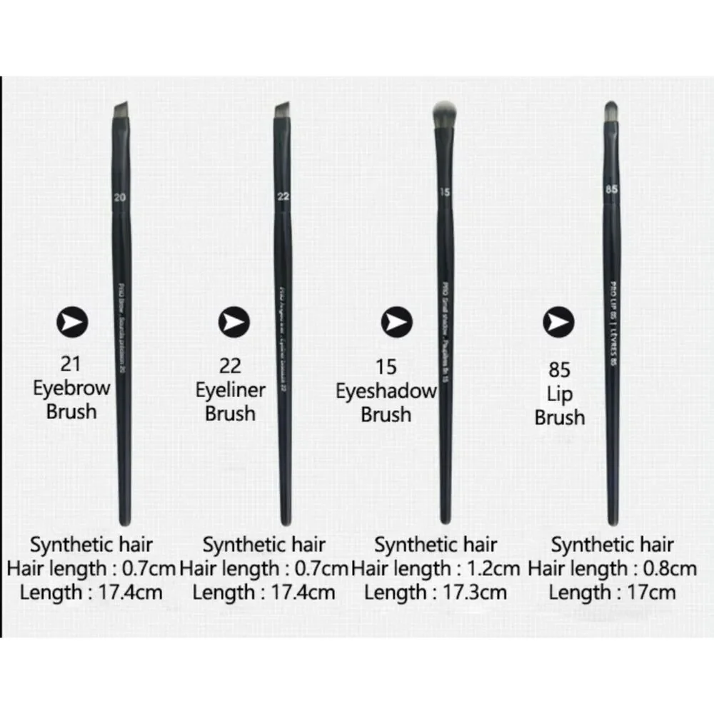 Sephora Pro Eye Brush Set of 4 New: 14, 22, 27,45